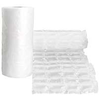 Rouleau de feuille de protection de bord en coussin d'air gonflable en PE antichoc, modèle d'usine Qpack F003, bulle CN;GUA