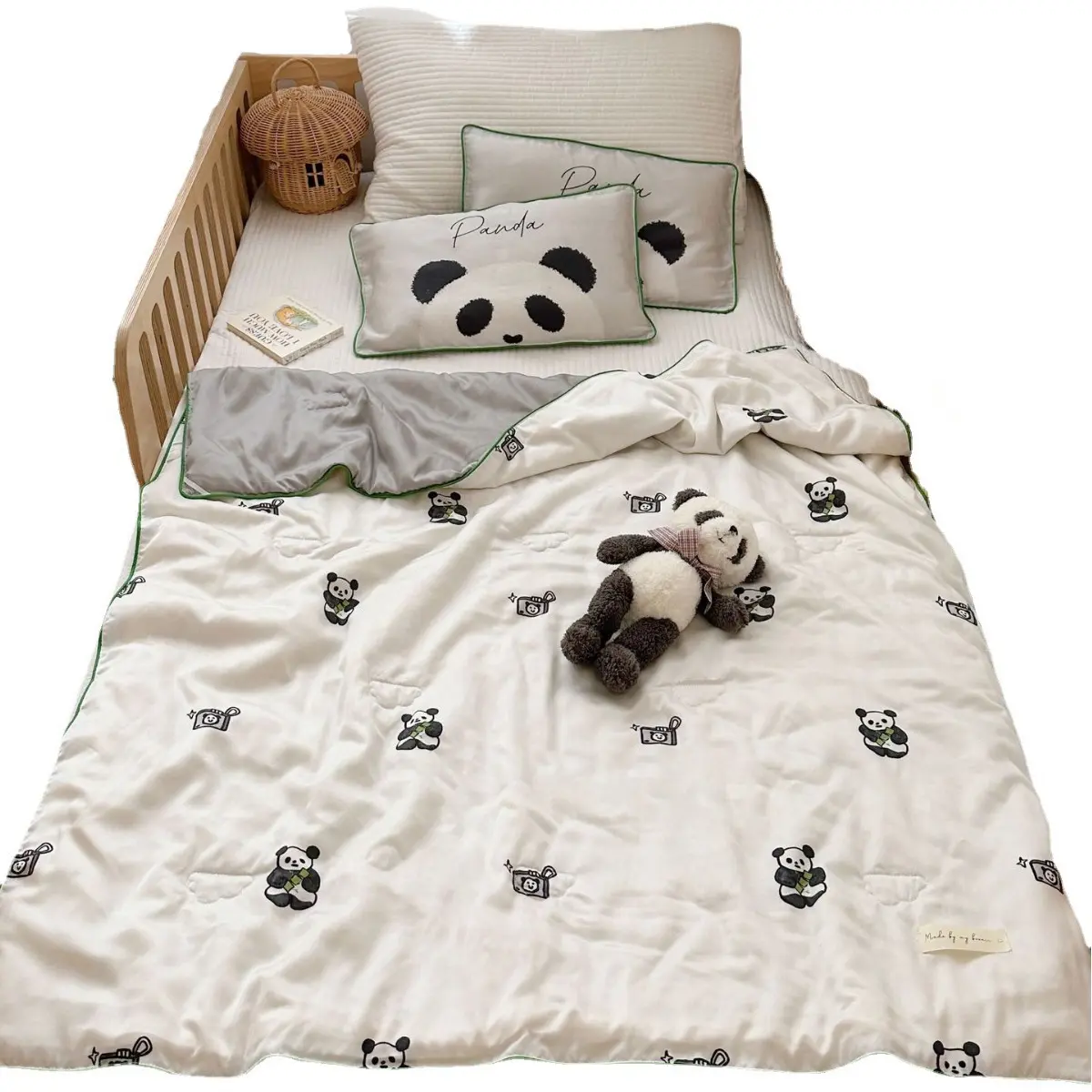 Hot Selling Lanjing Tencel Quilt Groothandel Soja Zomer Quilt Voor Zuigelingen En Peuters