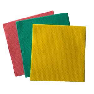 ビスコースポリエステルニードルパンチ不織布 黄色 超吸収性クリーニングクロス 黄色 多目的クロス - Product Image 5