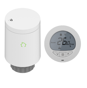 HY701 Smart ZigBee <span class=keywords><strong>radiateur</strong></span> de contrôle sans fil thermostatique TRV <span class=keywords><strong>thermostat</strong></span> de salle RF programmable à la maison - Product Image 1