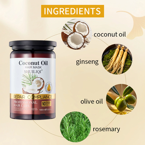 Crema Riparatrice per <span class=keywords><strong>Capelli</strong></span> all'Olio di Cocco e Olio di Argan, Formula Concentrata per Tutti i Tipi di <span class=keywords><strong>Capelli</strong></span> - <span class=keywords><strong>Maschera</strong></span> Nutriente e Idratante per <span class=keywords><strong>Capelli</strong></span> Colorati - Product Image 4