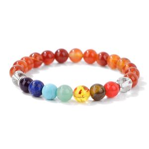 Pulsera de Cuentas de Piedra Natural de 8mm con Grabado de Animales Estilo Melad para Hombre y Mujer, Cordón Elástico, Venta Caliente DIY - Product Image 2