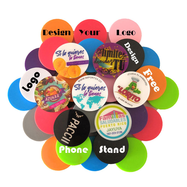 Blank Strong Plastic Sublimation Mobile Phone Back Grip Stand Custom Printed Logo Phone Accessories Bulk Supply for Smartphones