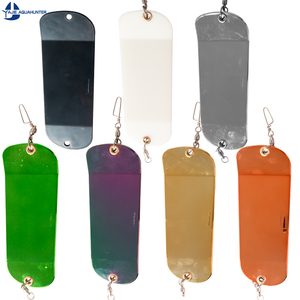 Pesca superiore da 12cm Kokanee Flash Board <span class=keywords><strong>salmone</strong></span> esca da 4.5 pollici Trolling lampeggiatori per la pesca nel torrente del lago del fiume - Product Image 2