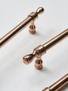 Hot Sale Brass Kitchen Cabinet <strong>Rose</strong> <strong>Gold</strong> Handle Pulls <strong>Drawer</strong> <strong>Knobs</strong> - Product Image 5