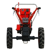 Mesin diesel pendingin air 15hp 8-22hp, 2 roda pertanian berjalan di belakang traktor dengan CE