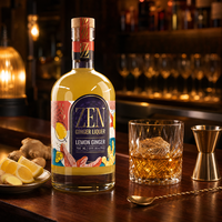 Étiquettes personnalisées pour bouteilles de liqueur - Autocollant en papier artistique avec dorure à chaud pour vin et boissons