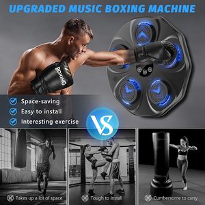 Appareil d'entraînement de <span class=keywords><strong>boxe</strong></span> électronique intelligent mural avec cible LED Bluetooth pour la vitesse de réaction, le <span class=keywords><strong>cardio</strong></span> et l'<span class=keywords><strong>exercice</strong></span> à domicile - Product Image 5