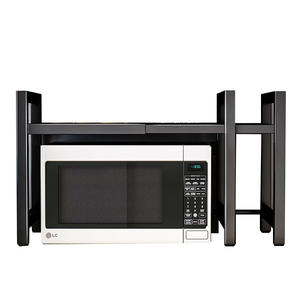 Étagère à micro-ondes multifonctionnelle et durable en acier au carbone <span class=keywords><strong>pour</strong></span> le rangement des bocaux à condiments et l'optimisation de l'espace dans la <span class=keywords><strong>cuisine</strong></span> - Product Image 2