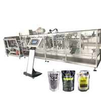 Machine d'emballage automatique de sachets de shampoing horizontaux Npack Pochettes de savon liquide préfabriquées Machines d'emballage de remplissage de sachets de remplissage Doypack