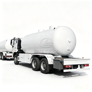 รถบรรทุกขนส่งก๊าซเหลว Sinotruk ได้รับการรับรองมาตรฐาน ASME ADR CE ถังบรรจุก๊าซเหลวแรงดันสูง - Product Image 3