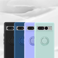 Étui de téléphone portable étanche de haute qualité en TPU avec béquille, résistant aux chocs, en silicone liquide, compatible avec Google Pixel 7 8