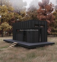 Maison portable de 20 pieds avec salle de bain Cottage préfabriqué extérieur Petite maison Petite arrière-cour Bureau Glamping Maison Maison de vacances