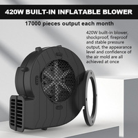 Ventilateur gonflable portable à air comprimé électrique haute pression intégré de 420 W pour fête d'arche
