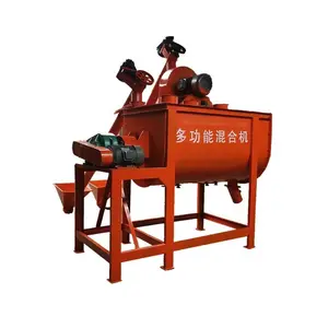 9WH1000 Mixer pakan Horizontal peternakan hewan ternak dan domba 2Ton/H dari pemasok pabrik mesin pembuat pakan hewan