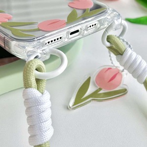 Khá Tulip hoa in cổ tay dây buộc gương TPU điện thoại di động Bìa trường hợp đối với <span class=keywords><strong>iPhone</strong></span> 11 12 13 14 15 16 Pro Max cộng với - Product Image 6