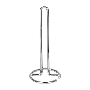 Modern Kitchen Paper Towel Roll Holder Metal Mounted Tissue Stand with Chef's <strong>Steady</strong> Storage <strong>Rack</strong> for Convenient Organization - Product Image 2
