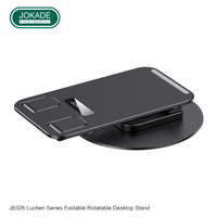 JOKADE 360 rotation support rétractable support de tablette poids léger réglable support de téléphone portable pliable support de téléphone de bureau
