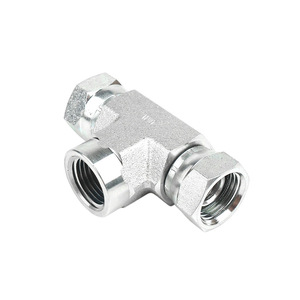 Raccord hydraulique en T fileté Gan Peng en acier au carbone haute pression 1602, coudé droit à filetage interne - Product Image 3