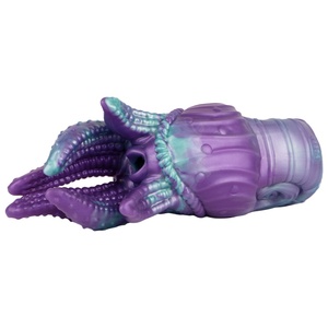 GEEBA Venta al por Mayor, Dropshipping, Masturbador Masculino Personalizado con Forma de Pulpo, Vagina de Silicona Platino de Fantasía - Product Image 6