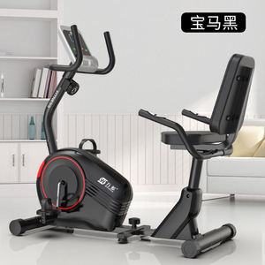 Bicicleta de Ejercicio Reclinada con Resistencia Magnética Ajustable, Equipo de Fitness para Interiores, Color Negro, 1010x1420x500mm - Product Image 3