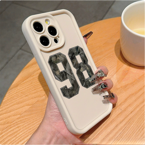 เคสโทรศัพท์มือถือ TPU กันกระแทกสไตล์แฟชั่นพิมพ์ลายตัวเลขบันไดสำหรับ iPhone 8 x XR XS 11 12 13 14 15 16 17 PRO MAX - Product Image 3