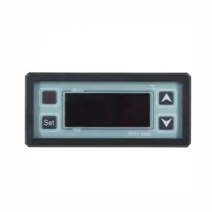 AC 220V LED Auto Digital Pequeno Inteligente Controlador de Temperatura Termostato para Incubadora e Geladeira Padaria STC-200 com Sensor