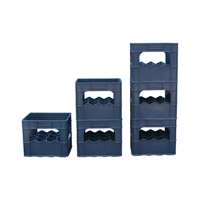 Caisse de transport pour 12 bouteilles de bière JOIN Premium C 430x330x360mm, capacité de charge lourde et matériau HDPE durable