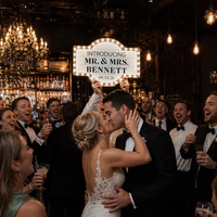 Panneau LED personnalisé pour mariage, panneau de service de bouteilles sur mesure pour réception de mariage et fête