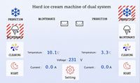 Machine à glaces Carpigiani à 3 saveurs