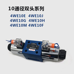 4WE6EJDYHG70HG24N9K4 วาล์วควบคุมทิศทางไฮดรอลิก 6 มม. AC 220V วาล์วควบคุมน้ำมันแบบติดตั้งบนแผง - Product Image 4