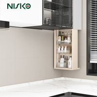 Nouvelles Solutions de Rangement 2026 NISKO : Étagère de Rangement Élévatrice pour Armoires et Garde-Manger, Idéale pour Assaisonnements, Couverts et Vaisselle
