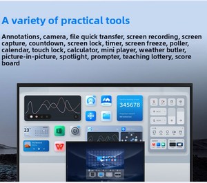 Pantalla Plana Interactiva 4K de 65 Pulgadas BOE C100 |   Pizarra Interactiva Táctil de 10 Puntos para Conferencias Empresariales y Oficinas - Product Image 5