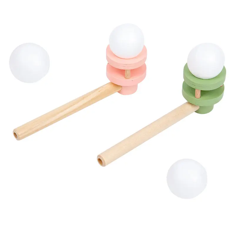 لعبة كرة خشبية معلقة للتوازن تستخدم للتخفيف من التوتر ألعاب كرة خشبية عائمة للتعليق ألعاب تعليمية للأطفال