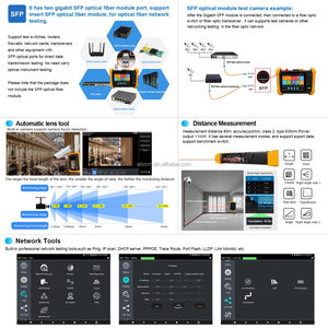CCTV Tester 8K 32MP 12MP IP Camera kiểm tra 90 Wát Sản lượng điện AHD CVI TVI máy ảnh TDR vạn năng Tester - Product Image 5