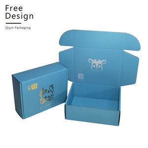 เสื้อยืดกางเกงขนแกะสำหรับเด็กกล่องกระดาษแข็งสำหรับจัดส่งโลโก้แบบลูกฟูกตามสั่ง - Product Image 1