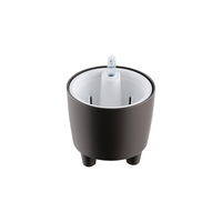 Jardinière auto-arrosante en plastique PP avec indicateur de niveau d'eau, finition cuite, design moderne pour intérieur, maison, jardin, bureau