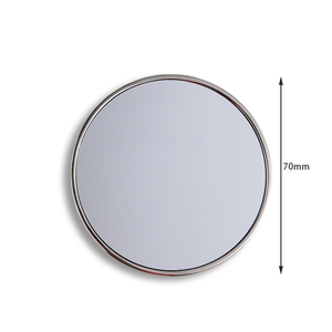 Customized Logo Round Portable Metal Blue Cosmetic Single Side Round Pocket <b>Compact</b> <b>Mirror</b> - Product Image 6