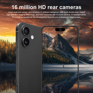 Nuevo Teléfono Inteligente I16 Plus de 6.6 Pulgadas HD+ 4G |   MTK6739 3GB+64GB |   Cámara de 5MP+16MP |   Teléfonos Móviles con Desbloqueo Facial y por Huella Dactilar - Product Image 3