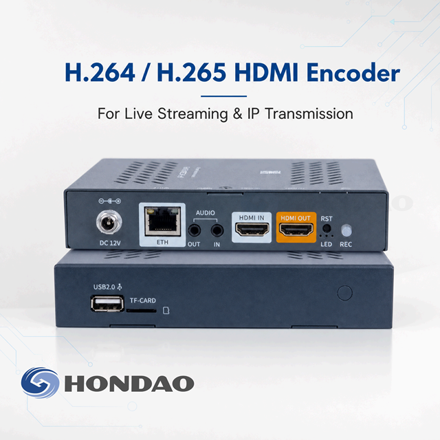 HDH1000 Video Encoder H.264 H.265 IP Streaming Encoder for Live Broadcast