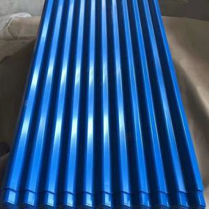 Fornitore cinese di 0.4mm 34 24 gauge ocean blue color metal roof lamiera di copertura <span class=keywords><strong>in</strong></span> acciaio ondulato - Product Image 3