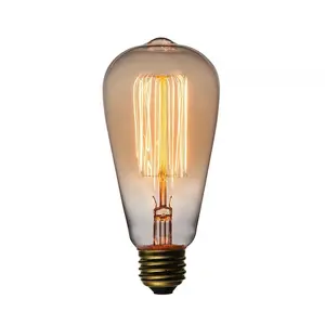 Huisdecoratie St64 Gloeilamp E27 40W Vintage Wolfraam Edison Lamp St64 Gloeilamp