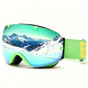 BE NICE Mix Color Full UV400 Protection Spherical <span class=keywords><strong>Ski</strong></span> Goggle Unisex Snow Goggles for Snowboarding and Skiing SNOW - 2300 - Product Image 3
