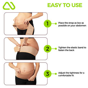 Ceinture de soutien abdominale pour femmes enceintes et post-partum, légère, respirante, protection professionnelle - Product Image 4