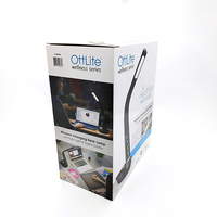 Caja de Embalaje Blanca para Lámpara de Mesa Inalámbrica con Impresión Personalizada al por Mayor, Caja Rectangular de Cartón Corrugado Reciclado