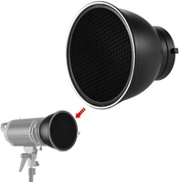 Plat d'abat-jour de diffuseur de réflecteur standard de 7 "avec la grille de nid d'abeille de 60 ° pour le bâti de Bowens