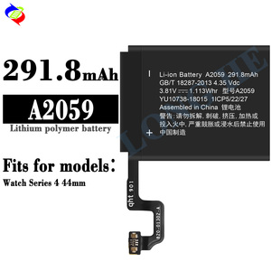 La batería A2059 es adecuada para <span class=keywords><strong>Watch</strong></span> Series <span class=keywords><strong>4</strong></span> 44 mm 3,78 V 291,8 MAh Batería <span class=keywords><strong>de</strong></span> reloj - Product Image 1