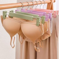 Lavinia Ménage Porte-Vêtements pour Adultes Nouveau Pantalon Jupe Cintre en Plastique avec Clips Antidérapants pour la Gestion de l'Espace Garde-Robe