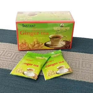 Wholesale price pure natural instant honey ginger tea drink powder granular with lemon with mint with turmeric drink with moring