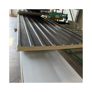 Paneles de Revestimiento Metálico Aislados Compuestos de PU <span class=keywords><strong>Serie</strong></span> Great Wall Board para Paredes Exteriores de Cámaras Frigoríficas, Techos e Ignífugos para Hoteles - Product Image 5